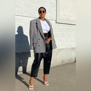 ZARA HIGHWAIST FAUX LEATHER PANTS